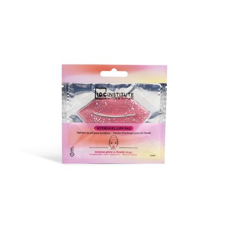Parches Hidratantes de Gel Para Labios - Glitter Lip Pads Rosa