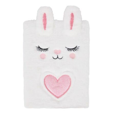Cuaderno de peluche Conejo Blanco