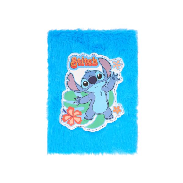 Cuaderno de peluche Disney Stitch - Stitch Flores