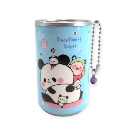 Toallitas Húmedas Lata Panda Azul Turquesa