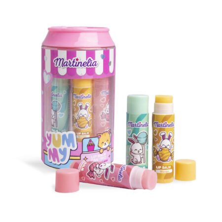Set Lata Bálsamos Labiales Yummy