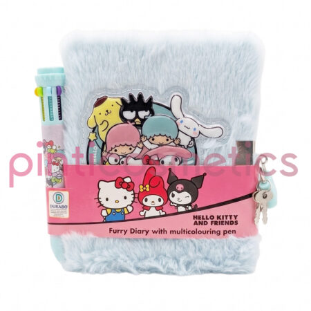 Cuaderno Diario Peluche Azul - Hello Kitty