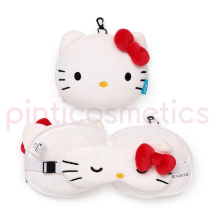 Almohada de Viaje con Antifaz Hello Kitty