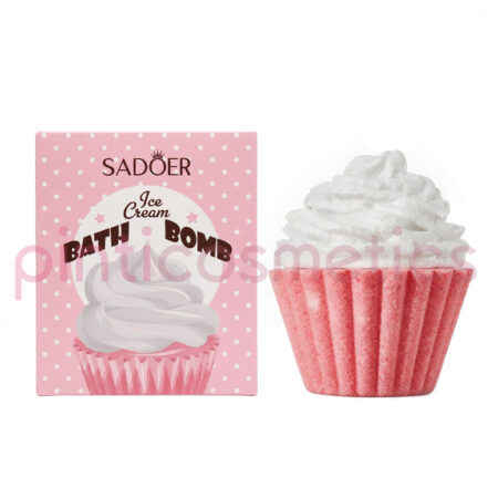 Bomba de Baño Cupcake 🧁 Rosa
