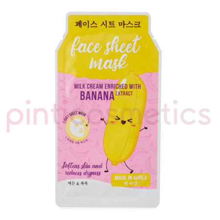 Mascarilla Facial Suavizante Coreana Plátano