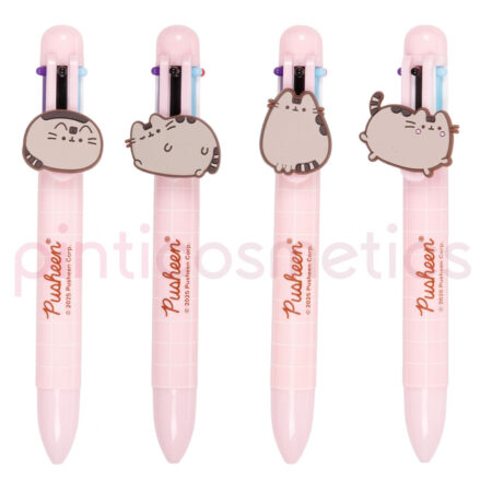 Bolígrafo Multicolor 6 Colores Gato Pusheen