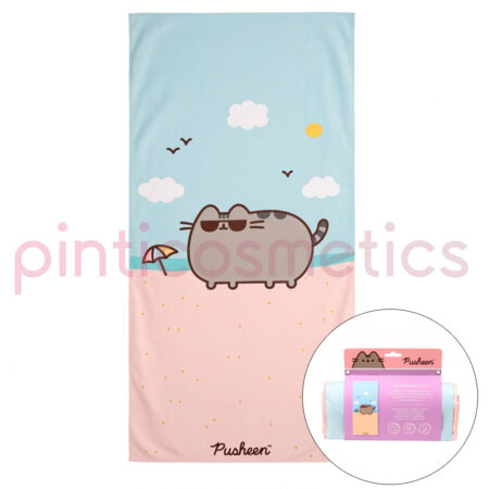 Toalla de Playa Microfibra Gato Pusheen