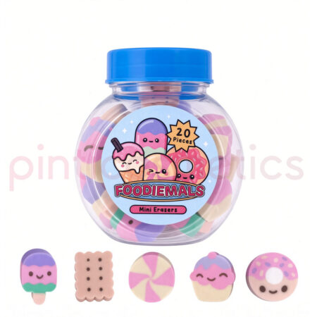 Bote de Mini Gomas de Borrar Dulces