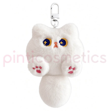 Llavero de Peluche Blanco